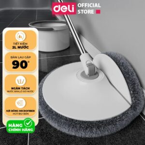 BỘ CÂY LAU NHÀ TÁCH NƯỚC BẨN DELI CHÍNH HÃNG