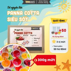 SET NGUYÊN LIỆU LÀM PANNA COTTA NHÀ BEE