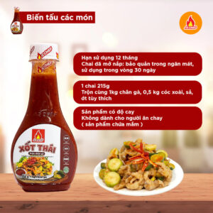 SỐT THÁI TRỘN CHÂN GÀ